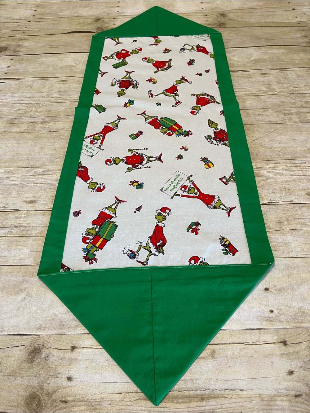 Table Runner Christmas Grinch Holiday/Winter Decor Cotton
